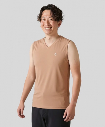 イオンスポーツ ゼロフィット アイスメッシュ Vネック ノースリーブ インナー ZUIMF-23031 アンダーウェア 暑さ対策 ホワイト/M