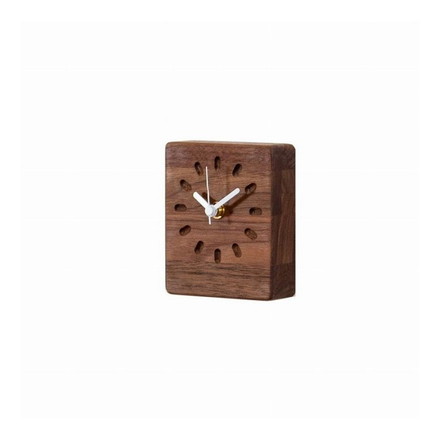Latree(ラトレ) TIMEシリーズ 無垢の小さい時計 ピット 四角 天然木 無垢 木製 オイル仕上げ 高級感