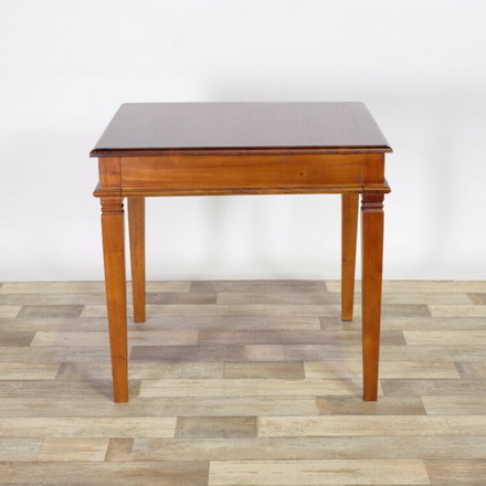 ダイニングテーブル 幅80cm 高級品 北欧 ヴィンテージ 天然木 マホガ二ー お客様脚部取り付け