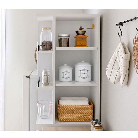 DOLLY隙間収納 DOK160-30SS WH ホワイト 幅30cm すき間 洗面所 収納 洗濯機横 ランドリー収納