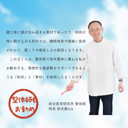 枕 整体師が勧める 点で支える枕 37×50cm 小さめ もっちり 低反発ウレタンフォーム 体圧分散 指圧効果