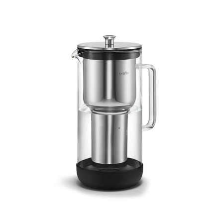 aarke アールケ Purifier 浄水ポット 浄水器 カラフェ型 パウダー 顆粒 リフィル式 繰り返し使えるカートリッジ BWT ガラス製 ステンレス エコ 環境に優しい 手軽 おしゃれ スタイリッシュ 北欧