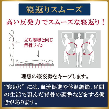 ハイブリットタイプ スリープマジック ゼログラビティ7.0 シングル セミダブル ダブル マットレス兼用敷布団 ライズ ダブル