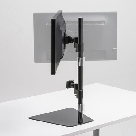 サンワサプライ 液晶モニタスタンド 上下2面 CR-LA1506BK