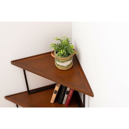 ミニテーブル テーブル サイドテーブル シンプル モダン 和モダン 積み重ね 幅40cm 高さ33cm 木製 天然木 スチール ブラウン 黒 軽量