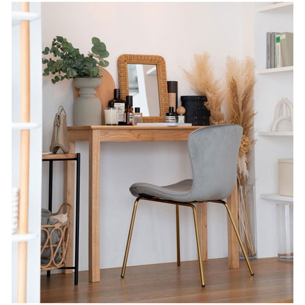 デスク 天然木 幅90cm 組み立て式 木製 リビングテーブル ダイニングテーブル シンプル 北欧