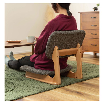 フロアチェア 座椅子 天然木 木製 和風 和室 ローチェア こたつ チェア イス 椅子 シンプル