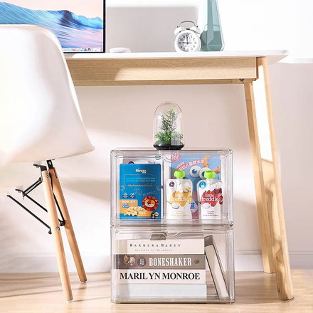 靴箱 コンパクト スリム 2個セット マルチクリアボックス 2個セット 幅36cm マルチクリアボックス 2個