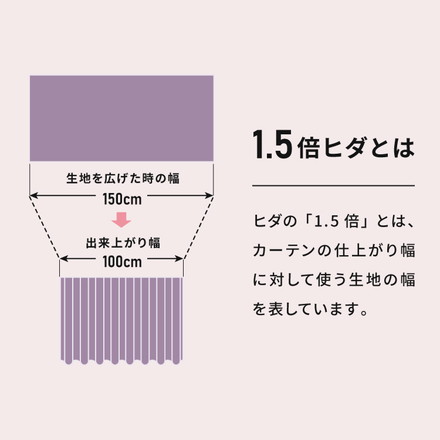 クロミ絵羽レースカーテン 2枚組 100×198cm UVカット 洗える 洗濯 プライバシー 目隠し フック付き