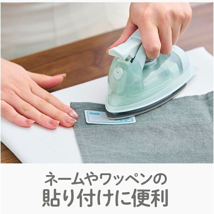 ミニスチームアイロン 手のひらサイズ DMS-2103 Pieria ピエリア 小型アイロン 小さい スチームアイロン 手芸 旅行 出張 裁縫 シャツ シワ伸ばし ワッペン ネーム ドウシシャ DOSHISHA グリーン