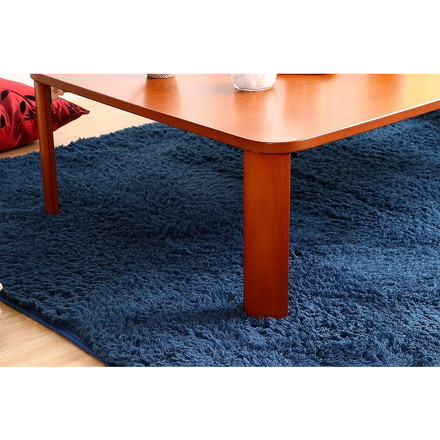 折脚ローテーブル W1050×D750×H320mm MDF(突板ラバーウッド)