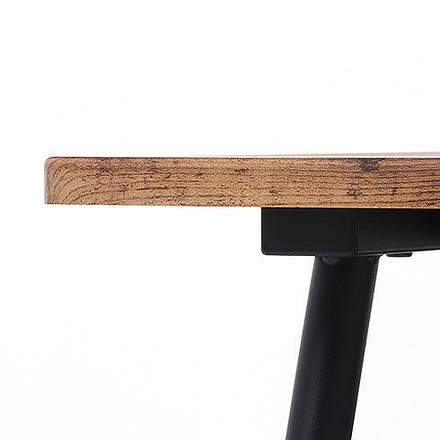 ダイニングテーブル W1200×D750×H700mm スチール PB(PVC)