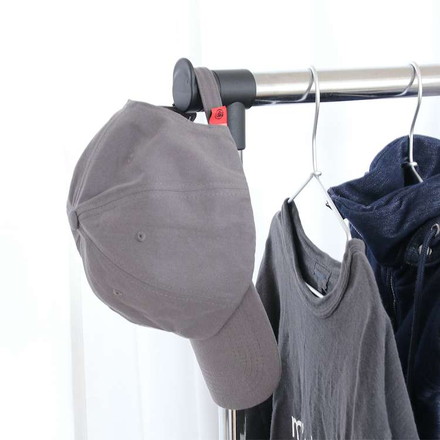 パイプシングルハンガー 3644-A0-BK 14199 ハンガーラック キャスター付き サイドフック 大容量 コンパクト コートハンガー オープンラック 衣類収納