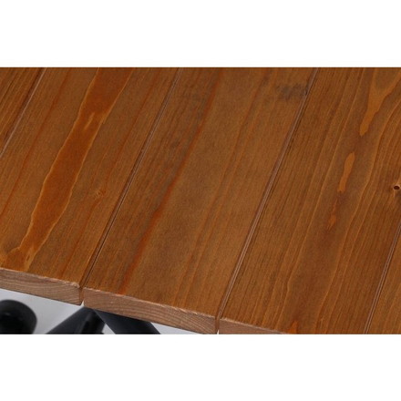 昇降テーブル アンティークブラウン 幅100cm 奥行55cm