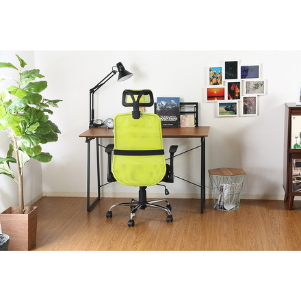 オフィスチェア パーソナルチェア グリーン 幅66×奥行64×高さ111.5~127.5cm