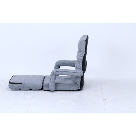 4WAY座椅子 グレー 幅70×奥行58~167×高さ11~70cm 座面高 110~220mm