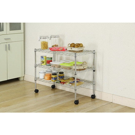 メタルTVラック W750×D350×H580mm スチール テレビ台 ローボード