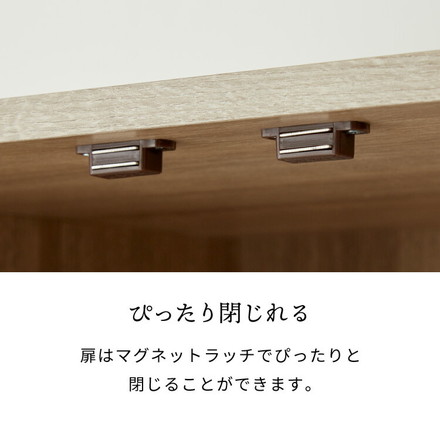 クローゼット ワードローブ ルーバー 幅60 奥行53 収納 ハンガー 棚 2段 衣服 アウター 収納 箪笥 タンス オーク