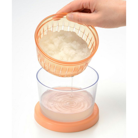 和平フレイズ カラフルスマイル 回転大根おろし器(水切りカゴ付) ME-7259