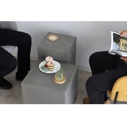 トールテーブル レイジー UP ST 東馬 キューブ家具 グレー サイドテーブル トールタイプ