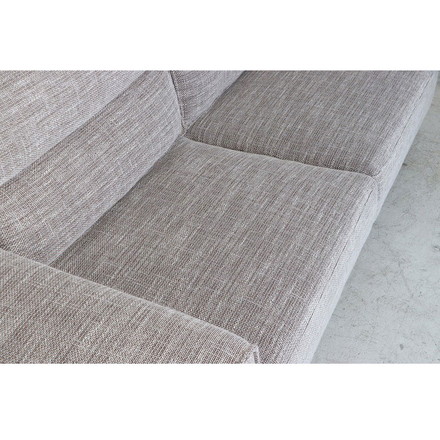 ソファ ヘボン UP 東馬 ソファ 3人掛け ブラウン おしゃれ 木脚 クッション付き 北欧風 リビングソファ