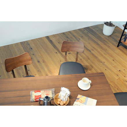 ダイニングチェア 2脚セット シンプル 北欧 天然木 木製 木目 一人暮らし 新生活 肘無し 背もたれ