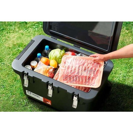 HUGEL 真空断熱クーラーボックス 60L VITC-60 チャコールグレーアイリスオーヤマ