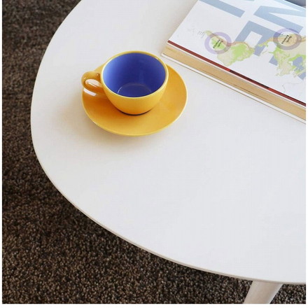 折りたたみテーブル 幅80×奥行70×高さ35 折りたたみテーブル おにぎり形 コンパクトテーブル