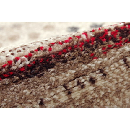 トルコ製 ウィルトン織り 玄関マット マリア ベージュ 約50×80cm