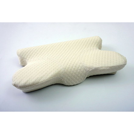 ピロー 洗える 低反発 いびき解消 5WAY枕 専用カバー ネイビー 約64×35×3~8cm