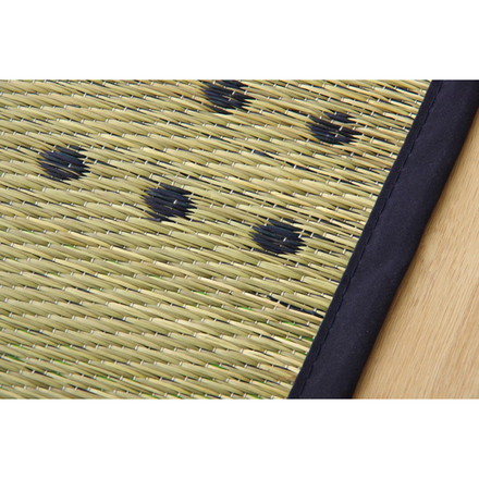 い草ラグ ラグ カーペット 3畳 長方形 和柄 風物詩 DX金魚 約176×230cm