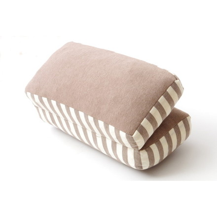 クッション 低反発 使用 マイクロファイバー 無地 エルマー ネイビー 約42×42×8cm