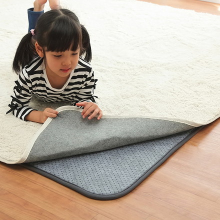 ラグ 下敷き 滑り止め 滑りにくい 防音 へたりにくい ボリューム ウレタン30mm クッション性 約180×235cm 床暖房 ホットカーペット対応 かわいい おしゃれ