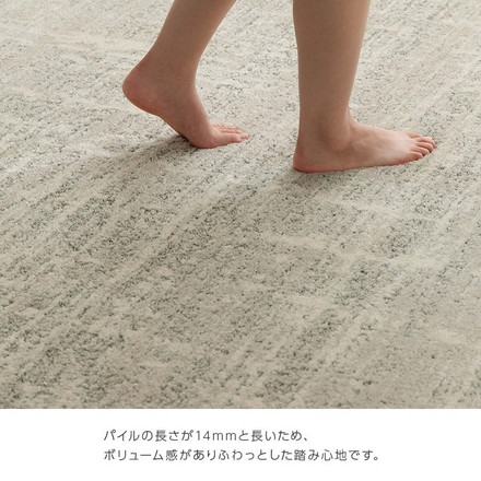 カーペット ウィルトンカーペット ホワイトインテリア ナチュラル アイボリー 約200×250cm