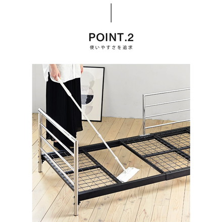 ベッドソファ 幅83 デイベッド ソファ ベッドフレーム ロータイプ ショート セミシングル パイプベッドフレーム