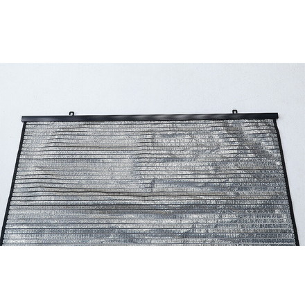 屋外用アルミすだれ ロング 90×198cm アルミ サンシェード 日よけ 目隠し 屋外 遮光 UVカット 断熱