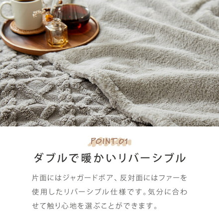 電気掛敷毛布 電気敷毛布 セミシングル シングル 130×80cm 188×130cm JQボア ファー 電気ブランケット 速暖 温度調節 丸洗いOK CWA401G-HP CWA401G-HP シングル(188×130cm)