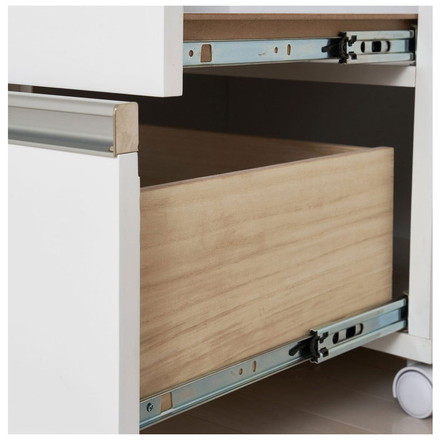 キッチンカウンター 完成品 幅82 レンジワゴン 間仕切り 背面化粧仕上げ 鏡面 白 ホワイト 食器棚 キッチンワゴン