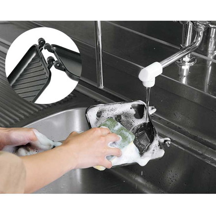 ホットサンドメーカー 直火 対応 両面フラット シングル 電気 セパレート フライパン ホットサンド フッ素加工 朝食 アウトドア キャンプ BBQ フラット cococafe カクセート