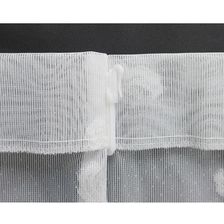 日本製 フリーカットレースカーテン 巾100cm×丈250cm ペイズリー柄 小さな柄 リーフ風 2枚組