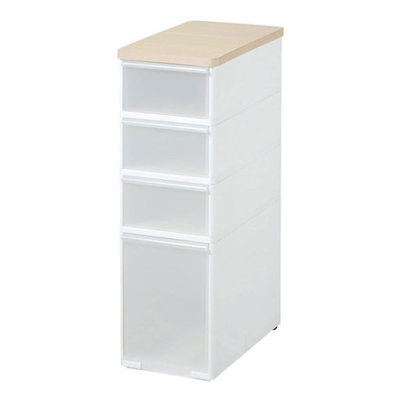 ライクイット ( like-it ) キッチン収納 耐熱木天板 ストッカー ワイド