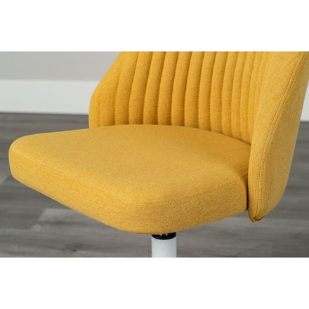 ガス圧チェアー シェル YE デスクチェア 昇降式 ソフトレザー オフィスチェア イス PCチェア