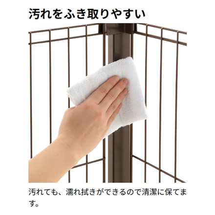 リッチェル 犬用 サークル ケージ 折りたたみ 90×60cm 高さ55cm アルミペットサークル 90-60