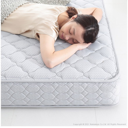 フランスベッド ツインサポートスプリングマットレス ダブル 高密度連続スプリングマットレス 防ダニ 抗菌 防臭 寝具