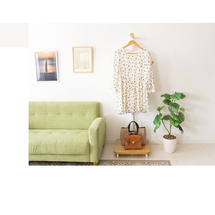 スリムハンガーラック ハンガーラック トーレ ポールハンガー 衣類収納 洋服掛け HS-1540 ハンガースタンド ブラック