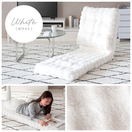 ふわとろ3way座椅子 Foure フール YS-2200 座椅子 カウチソファ ベッド 3WAY リクライニング リクライニング調節可能 グレー