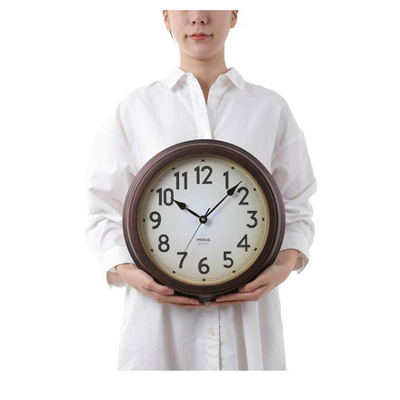 ノア精密 MAG 電波掛時計 大正館 タイショウカン W-778 BR-Z 電波 電波時計 掛け 掛け時計