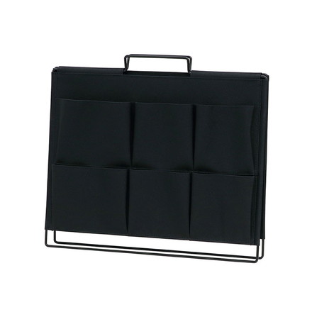 収納ボックス フロアーラック ツールタイプ ブラック ベストコ 収納スタンド ポケット付き 便利 コンパクト はがき 手紙 郵便物 一時保管 PC パソコン タブレット リモコン 収納ケース 軽量 持ち運び