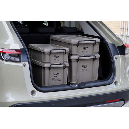 ベストコ コンテナボックス 収納 S ロー 4L ブラウン MA-4090 Boite