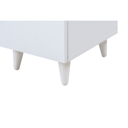 WHITE LIV 幅30 奥行40 高さ80 チェスト 4段 30cm ホワイト フレンチシャビー 収納家具